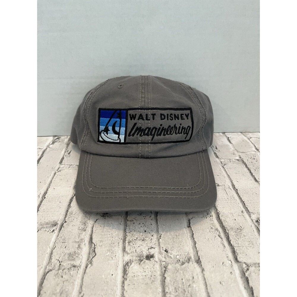 Rare Disney Walt Disney Imagineering Gray Baseball Cap Hat Adult Unisex NWT